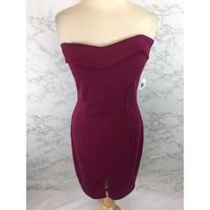 Alexa Admor Womens Strapless Dress Sz Medium